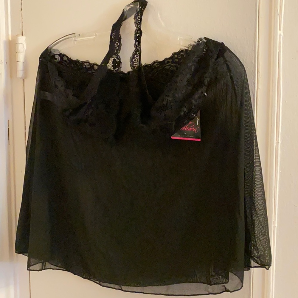 Lingerie NWT Black Lace Baby Doll Size 2x